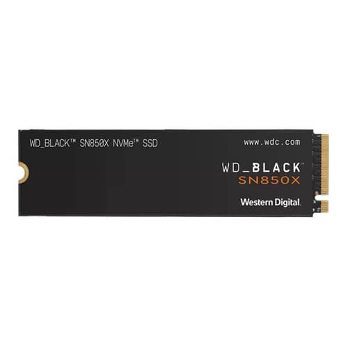 WD Black SN850X 1TB SSD M.2 2280 NVME PCI-E Gen4 Solid State Drive (WDS100T2X0E)